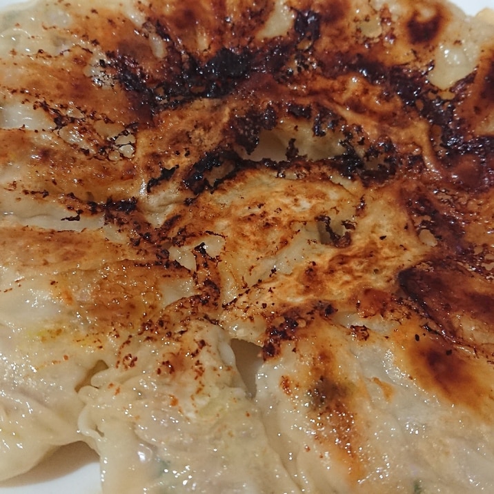 餃子 朝作って冷凍→夜に焼く